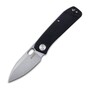 KUBEY Hyde Liner Lock Folding Knife Black G10 Handle KU2104A