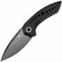 Kansept ODD 21 Mirror DLC CPM20CV,Blackwash Ti with Bronze Anodized Holes K1077A6