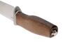 Lion Steel Feststehendes Messer M390 Klinge, NATÜRLICHES Burlap, Ti Parierstange, Lederscheide AH B