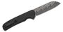 CIVIVI Black Aluminum Handle Damascus Blade Button Lock C20022B-DS1
