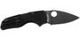 Spyderco Lil Native Black Lightweight Black Blade Reveal 14 C230PBBK