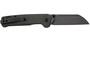 QPS Penguin V2 D2, black stonewash, Manico: Micarta marrone scuro QS130V2-A2