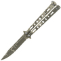 JKR BUTTERFLY KNIFE BLADE 10cm Desert Camo JKR721