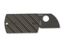 Spyderco Dog Tag Folder Carbon Fiber/G-10 Laminate Black Blade/Slip Joint C188CFBBKP