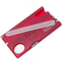 Victorinox SwissCard Nailcare, transparent red 0.7240.T
