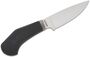 Lionsteel Fixed knife m390 blade BLACK G10 handle, Ti guard, leather sheath WL1  GBK