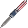 Microtech Ultratech D/E Apocalyptic F/S Flag SIG Series 122-12APFLAGS