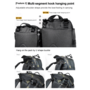 Magforce IMBS 15&quot; Task Force Backpack - 500D W/P Black #A7105B02