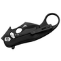 LionSteel L.E.One Mid Faca Dobrável OLD BLACK lâmina M390, cabo de alumínio PRETO