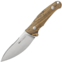 Viper NORDLYS Drop Point Satin N690Co, Bocote Wood, Leather Sheath VT4046BC