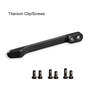 Civivi  Black Titanium Clip With 3 Sets Titanium Screws T001D