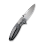 We Knife Nitro Mini Gray Titanium Handle With Marble Carbon Fiber Inlay WE22015-1
