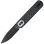 Vosteed Corgi 14C28N Black Stonewash Black Micarta-Frag CG3S05