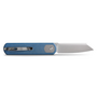 Vosteed Corgi (SF) 14C28N Satin Sheepsfoot Micarta Bleue A0725