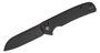 CIVIVI Black Aluminum Handle Black Stonewashed 14C28N Blade Button Lock C20022B-1