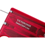 Victorinox SwissCard Lite, rosso traslucido 0.7300.T