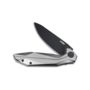 KUBEY Nova Couteau Pliant à Lame Flipper avec Verrouillage Frame Gris Manche en Titane 6AL4V KU235E