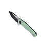 Cubey Golf Fixed Aus-10 Blade Knife Jade G-10 Handle with Kydex Sheath K230F