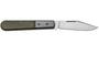 Lionsteel Clip M390 blade,  green Canvas Handle, Ti Bolster &amp; liners CK0112 CVG