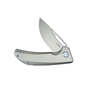 Kubey Hyperion Frame Lock Tactical Knife Gray 6AL4V Titanium Handle KB368A