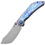 KANSEPT Tipper Damascus 0.137&#039;&#039;/3.5mm Titanium with Lightning Strike Finish K1079A3