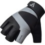 RDX GYM GLOVE LEATHER S14 GRAY M