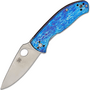 Spyderco TENACIOUS BLUE TI D2 PLAINEDGE