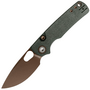 Vosteed Porcupine 14C28N Copper Dune,Green Micarta