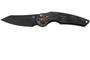 FOX knives ANARCNIDE JUPITER FOLDING KNIFE STAINLESS STEEL M390 PVD STONEWASHED BLD,TITANIUM+INSERT 