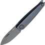 ANV Knives Z050 DLC Black/Plain edge, Dural Black/Slipjoint