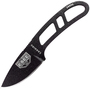 ESEE Knives Candiru Black CAN-B neck knife with black sheath + belt clip