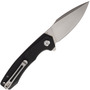 KUBEY Calyce Couteau Pliant à Lame Liner Lock Flipper Manche G10 Noir KU901E