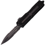 Microtech SCARAB II GEN III D/E BLACK PART SERRATE TÁTICO 1280-2T