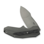 WE Knife Coral Gray Titanium Handle With Marble Carbon Fiber InlayGray Stonewashed CPM 20CV Blade