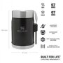 STANLEY CLASSIC series Food Jar With Spork - Matte Black 0,4L