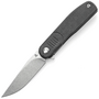 TENABLE KNIVES Einar Stonewashed Nitro-V 0.137&#039;&#039;/3.5mm Black Micarta T2072A3