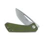 KUBEY Thalia Front Flipper EDC Pocket Folding Knife Green G10 Handle  KU331D