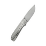 KB Zephyr Silver Beadblast M390 Grey Integral Ti KB470A
