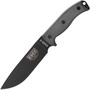 ESEE Knives Model 6 černá čepel, šedá rukojeť 6P-B s černým pouzdrem + klip na opasek