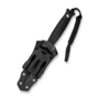 Civivi Perfrico Milled Black G10 HandleSatin Finished 14C28N BladeWith 1PC Black Lanyard