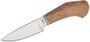 Lionsteel Fixed knife m390 blade NATURAL Canvas handle, Ti guard, leather sheath WL1  CVN