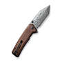 CIVIVI Bhaltair Guibourtia Wood Handle Damascus Blade C23024-DS1
