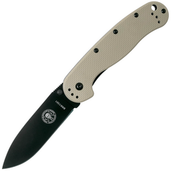 BRK-Esee Avispa Framelock Tan/Black D2 BRK1302DTB - KNIFESTOCK