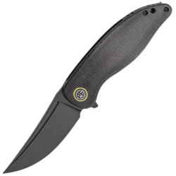 Petrified Fish PFP06 Simum Black Stonewash K110 Black Micarta PFP06DMDW - KNIFESTOCK
