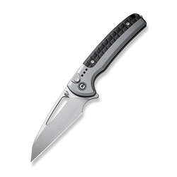 Civivi Sentinel Strike Gray Aluminum Handle with Black Frn Integal Spacer Stonewashed K110 Blade C2 - KNIFESTOCK