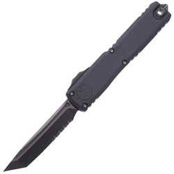 Microtech ULTRATECH ZBP T/E SHADOW DLC PARTIAL SERRATED DLC HARDWARE 1123-2DLCTS - KNIFESTOCK