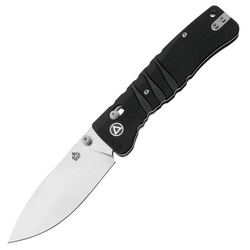 QSP Knife Ripley, Glyde lock, 14C28N stonewashed, Black G10 QS160-A1 - KNIFESTOCK