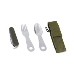 Mil-Tec ESSBESTECK M.TASCHENMESSER 14629000 - KNIFESTOCK
