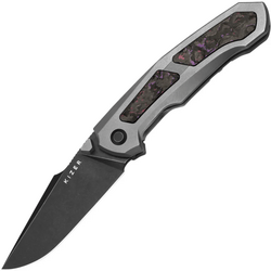 Kizer Frame Lock Feweed Vu Hu?nh Nam Anh S35VN Titanium+Fat Carbon(Purple haze) Ki3694A1 - KNIFESTOCK