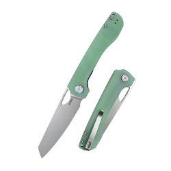 Kubey Elang Liner Lock Folding Knife Jade G10 Handle KU365C - KNIFESTOCK